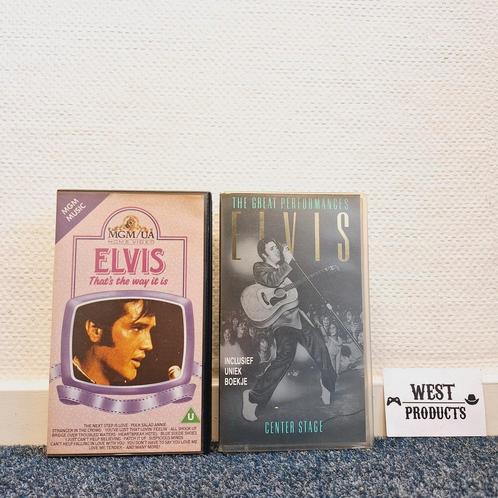2x Elvis Presley VHS Collection, Cd's en Dvd's, VHS | Documentaire, Tv en Muziek, Gebruikt, Muziek en Concerten, Alle leeftijden