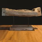 Houten decoratief plantenbak Natural Collections bloemen tak, Tuin en Terras, Bloembakken en Plantenbakken, Rond, Ophalen of Verzenden