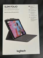 Logitech Slimfolio iPad (7th, 8th, 9th generation) Case, Logitec, Ophalen of Verzenden, Zo goed als nieuw, Gen 7, 8 en 9