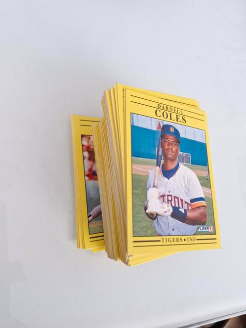 Fleer '91 Baseball Kaarten - Vintage Collectie, Verzamelen, Overige Verzamelen, Gebruikt, Ophalen of Verzenden