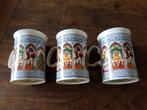 3 Kerst bekers Dunoon, met kerst taferelen, Ophalen of Verzenden, Gebruikt