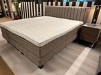 Boxspring Elektrisch 180x200 taupe Direct/Leverbaar E-7264, Huis en Inrichting, Overige kleuren, Ophalen of Verzenden, Mwonenenslapen