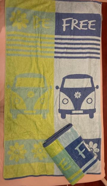 2x grote handdoek strandlaken 90-160 beschikbaar voor biedingen