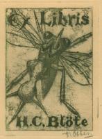 3243 Ex Libris Nederland : Joan Francois Obbes, 1932, Antiek en Kunst, Kunst | Etsen en Gravures, Verzenden