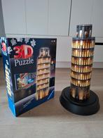 Ravensburger 3D Puzzel Toren van Pisa - Night Edition, Ophalen of Verzenden, Zo goed als nieuw