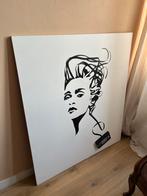 Schilderij Madonna op Hout - Incl. Haak, Antiek en Kunst, Kunst | Schilderijen | Klassiek, Ophalen