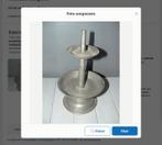 Antieke tinnen kleine etagere (?), wierrookhouder?, Ophalen of Verzenden