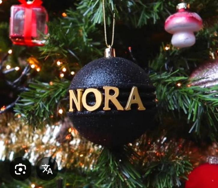 GEZOCHT! Hema Kerstbal met naam (niet Nora), Diversen, Kerst, Zo goed als nieuw, Ophalen of Verzenden