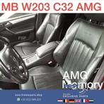 W203 Mercedes C Klasse C32 AMG Stoelen Leer + Memory panelen, Auto-onderdelen, Interieur en Bekleding, Gebruikt, Ophalen of Verzenden