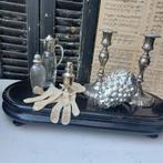 XXL antiek stolp onderbord mooi als pied de stal of sokkel, Ophalen of Verzenden