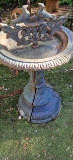 Prachtig gietijzeren vogelbad op statief (brocante), Ophalen, Gebruikt