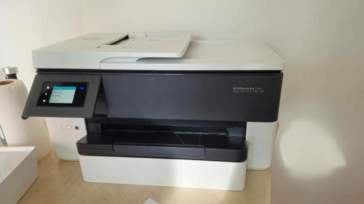 HP OfficeJet Pro 7720 All-in-One Printer, Computers en Software, Printers, Zo goed als nieuw, All-in-one, Inkjetprinter, Faxen