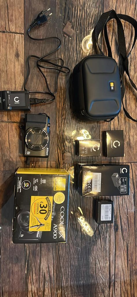 Nikon Coolpix A900 - Compleet!, Audio, Tv en Foto, Fotocamera's Digitaal, Zo goed als nieuw, Compact, Nikon, 8 keer of meer, Ophalen of Verzenden