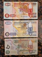 Setje bankbiljetten Zambia Kwacha, Postzegels en Munten, Bankbiljetten | Afrika, Verzenden, Zambia, Setje