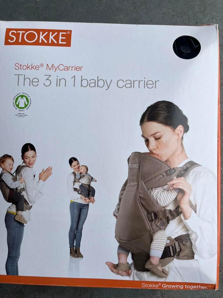 Stokke babydrager, Kinderen en Baby's, Babydragers en Draagdoeken, Buik of Rug, Zo goed als nieuw, Draagzak, Ophalen