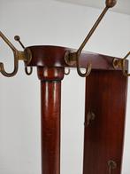 Elegante Engelse Mahonie Kapstok met Paraplubak – Art Deco, ., Zo goed als nieuw, ., Minder dan 100 cm