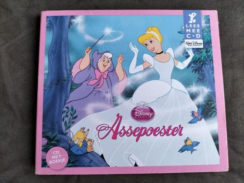 Disney Lees mee CD - Assepoester (CD met boekje), Boeken, Luisterboeken, Cd, Kind, Ophalen of Verzenden