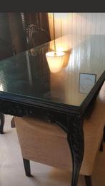 Glasplaat eettafel 100 x 200 cm, Gebruikt, Onbekend, 50 tot 100 cm, Glas