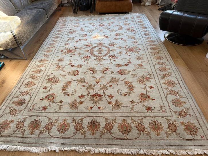Handgeknoopt vintage ziegler tapijt – ca. 305 x 197 cm, Huis en Inrichting, Stoffering | Tapijten en Kleden, Zo goed als nieuw