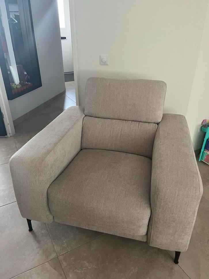 Zo Goed Als Nieuwe Fauteuil, Huis en Inrichting, Fauteuils, Zo goed als nieuw, Stof, 100 tot 125 cm, 75 tot 100 cm, Ophalen of Verzenden