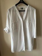 Witte lange blouse maat 42, Ophalen of Verzenden, Zo goed als nieuw, Maat 42/44 (L), Wit