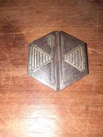 Vintage Reversspeld met Geometrisch Design, Ophalen of Verzenden, Met patroon, Gedragen, Onbekend