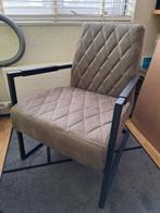 Z.g.a.n olijfgroene fauteuil van de Bommel, Ophalen, Zo goed als nieuw, 75 tot 100 cm, 50 tot 75 cm
