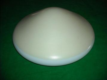 jaren 50 plafonniere plafond lamp plafondlamp glazen kap oud beschikbaar voor biedingen
