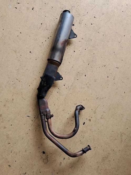 Uitlaatsysteem compleet Honda Africa Twin XRV750 RD04, Motoren, Onderdelen | Honda, Gebruikt, Ophalen