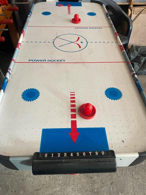Airhockeytafel, Kinderen en Baby's, Speelgoed | Speeltafels, Zo goed als nieuw, Ophalen