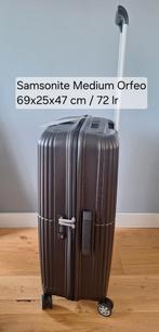 Samsonite Orfeo Medium zwart spinner – 69x25x47 cm – 72Lr, Hard kunststof, 45 tot 55 cm, Nieuw, Ophalen of Verzenden