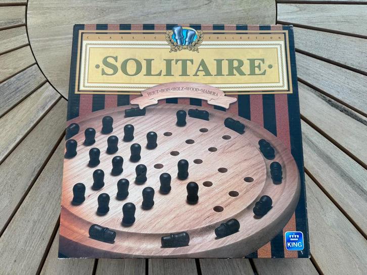 Bordspel Solitaire, Hobby en Vrije tijd, Gezelschapsspellen | Bordspellen, Nieuw, Een of twee spelers, Ophalen of Verzenden