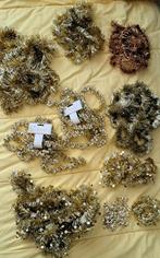 Gouden slingers, Diversen, Kerst, Ophalen of Verzenden, Zo goed als nieuw