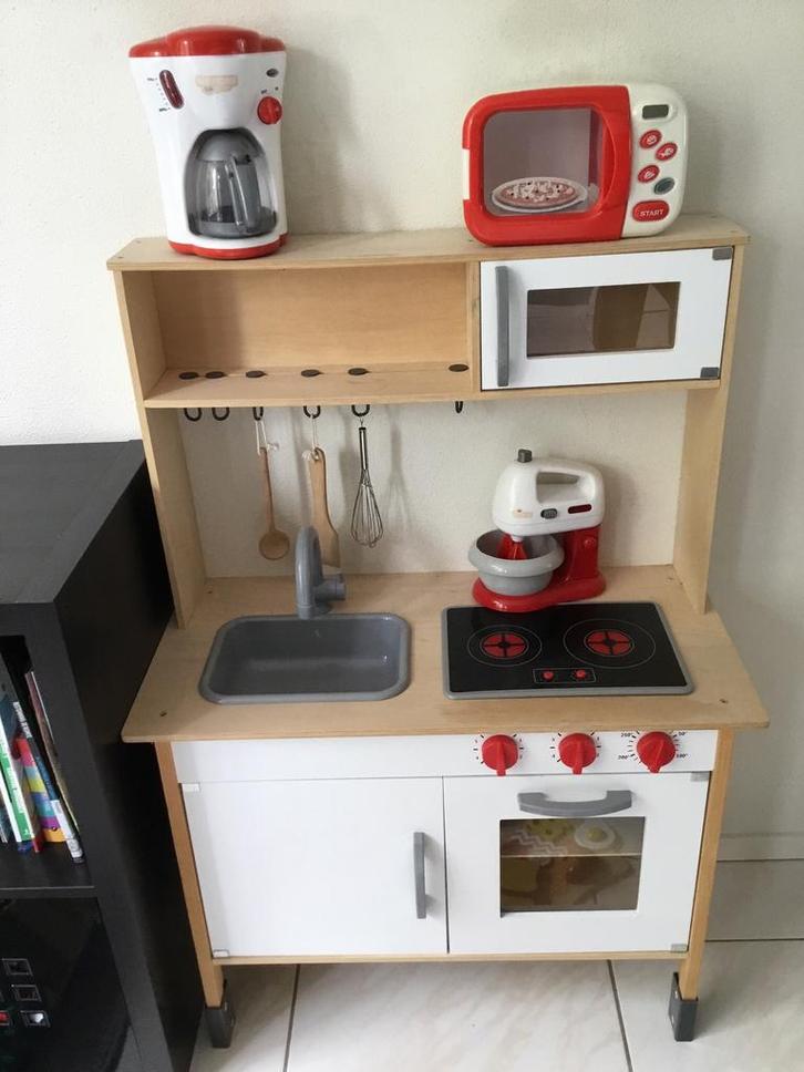Speelgoedkeuken Lidl met veel extra’s!, Kinderen en Baby's, Speelgoed | Speelkeukens, Zo goed als nieuw, Hout, Ophalen