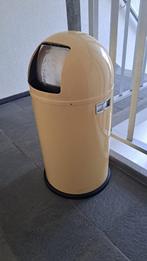 Wesco 40 L retro vintage vuilnisbak prullenbak oker geel, Huis en Inrichting, Woonaccessoires | Prullenbakken, Ophalen, Gebruikt