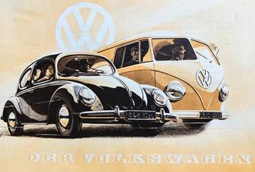 Folder VOLKSWAGEN 02/1951 Bril Kever/ Cabriolet/ Transporter beschikbaar voor biedingen
