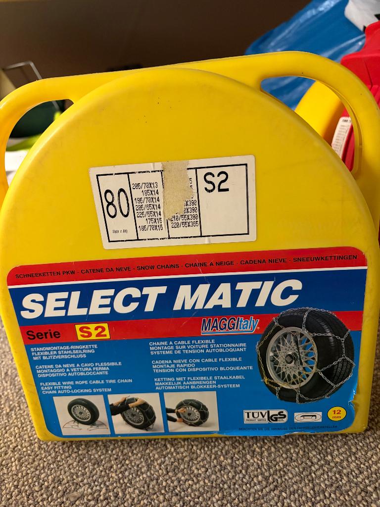 Sneeuwkettingen, Ophalen, Nieuw