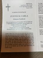 Zr Soethout 1917 Grave 2015 Tilburg, Verzamelen, Bidprentjes en Rouwkaarten, Ophalen of Verzenden, Bidprentje