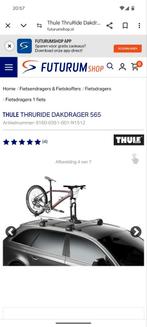 Thule ThruRide 565 fietsendrager dakdrager 2 stuks ZGAN, Auto diversen, Dakdragers, Ophalen of Verzenden, Zo goed als nieuw