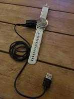 Garmin Smartwatch - creme, Sieraden, Tassen en Uiterlijk, Wit, Ophalen of Verzenden, Waterdicht, Android