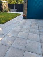 9,7m2 nieuwe betontegels 60x60x4 - 27 stuks + rest stukken, Tuin en Terras, Tegels en Klinkers, Ophalen, Nieuw, Beton, Terrastegels