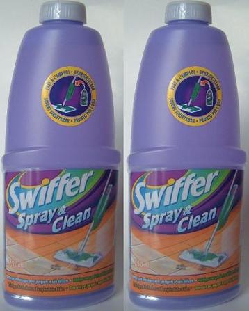 Swiffer Spray & Clean - Navulling - kant en klaar 2 x 750ml beschikbaar voor biedingen