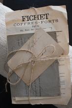 Setje oude brocante documenten *Pronck & Praal*, Ophalen of Verzenden