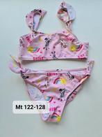 Roze regenboog/ dierenprint bikini Zeeman 
Mt 122-128, Zeeman, Bikiniset, Meisje, Zo goed als nieuw
