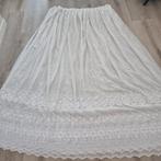 Luxe witte vitrage met kant – als nieuw, 200 cm of meer, Wit, Ophalen of Verzenden, Zo goed als nieuw