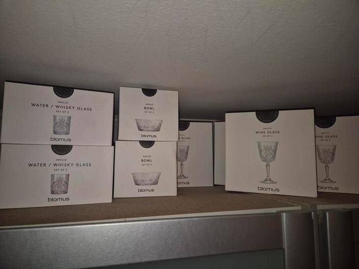 Blomus Amilo Glazen & Schaaltjes - Nieuw in Doos!, Huis en Inrichting, Keuken | Keukenbenodigdheden, Nieuw, Ophalen