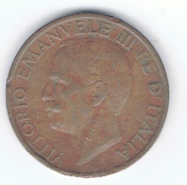 22-2300 Italie 10 centesimi 1922, Postzegels en Munten, Munten | Europa | Niet-Euromunten, Losse munt, Italië, Verzenden