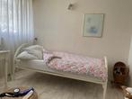 1 persoons bed, Huis en Inrichting, Slaapkamer | Bedden, Crème, 90 cm, Gebruikt, Eenpersoons