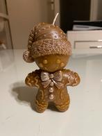 Handgemaakte Gingerbreadman Kaars, Overige materialen, Bruin, Nieuw, Ophalen of Verzenden