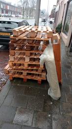 Gezocht, iemand dat deze pallets in Breda hebben opgehaald, Doe-het-zelf en Verbouw, Hout en Planken, Zo goed als nieuw, Minder dan 200 cm